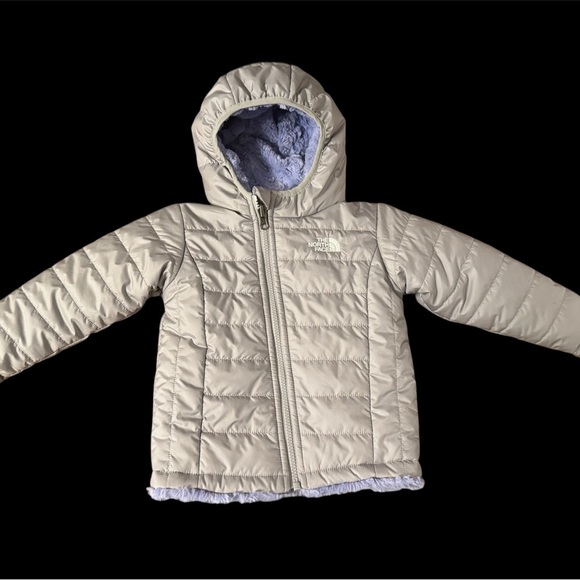 The North Face Other - The North Face Gray and Purple Reversible Puffer Jacket